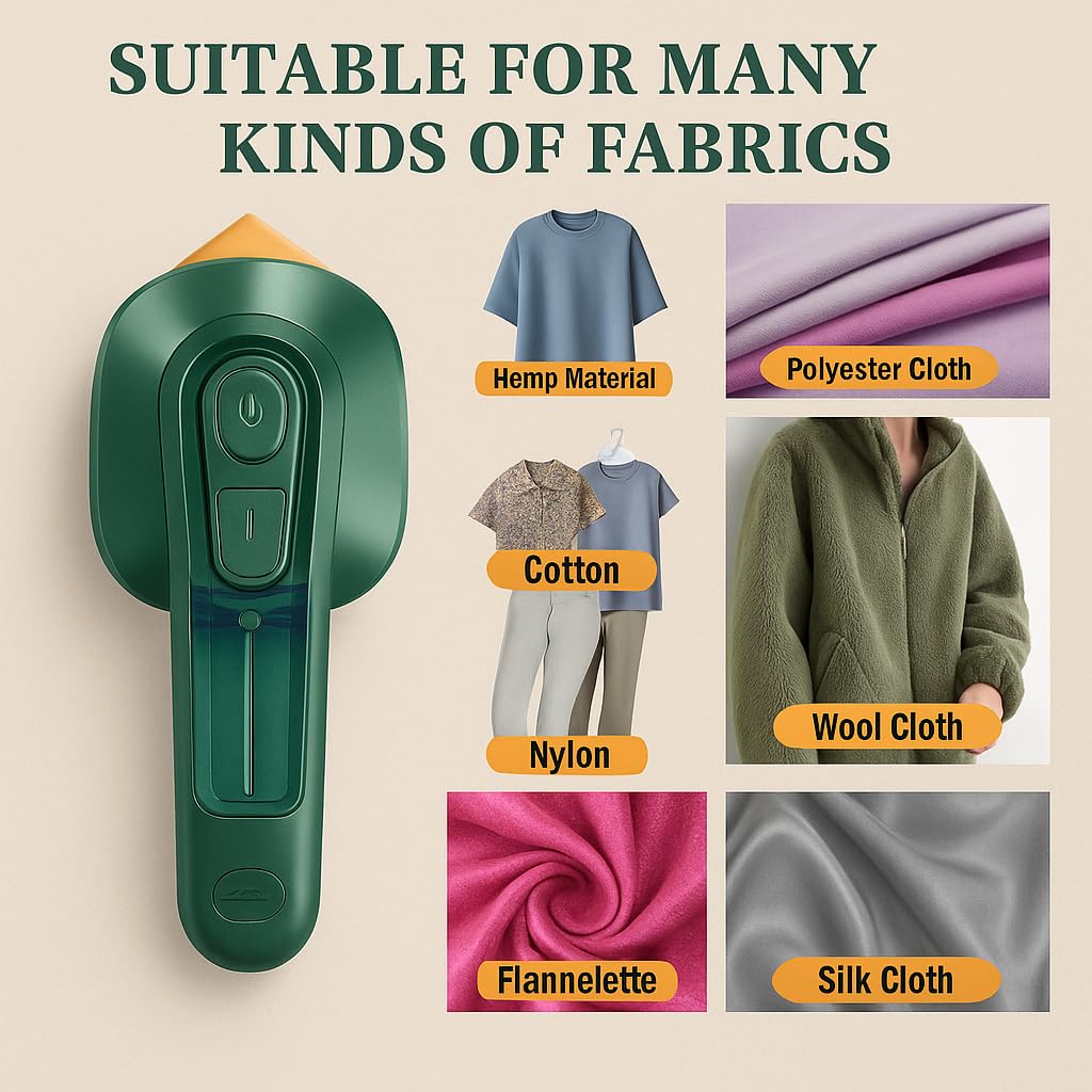 WrinkleAway Travel Steam Iron – Perfect for on-the-go garment care