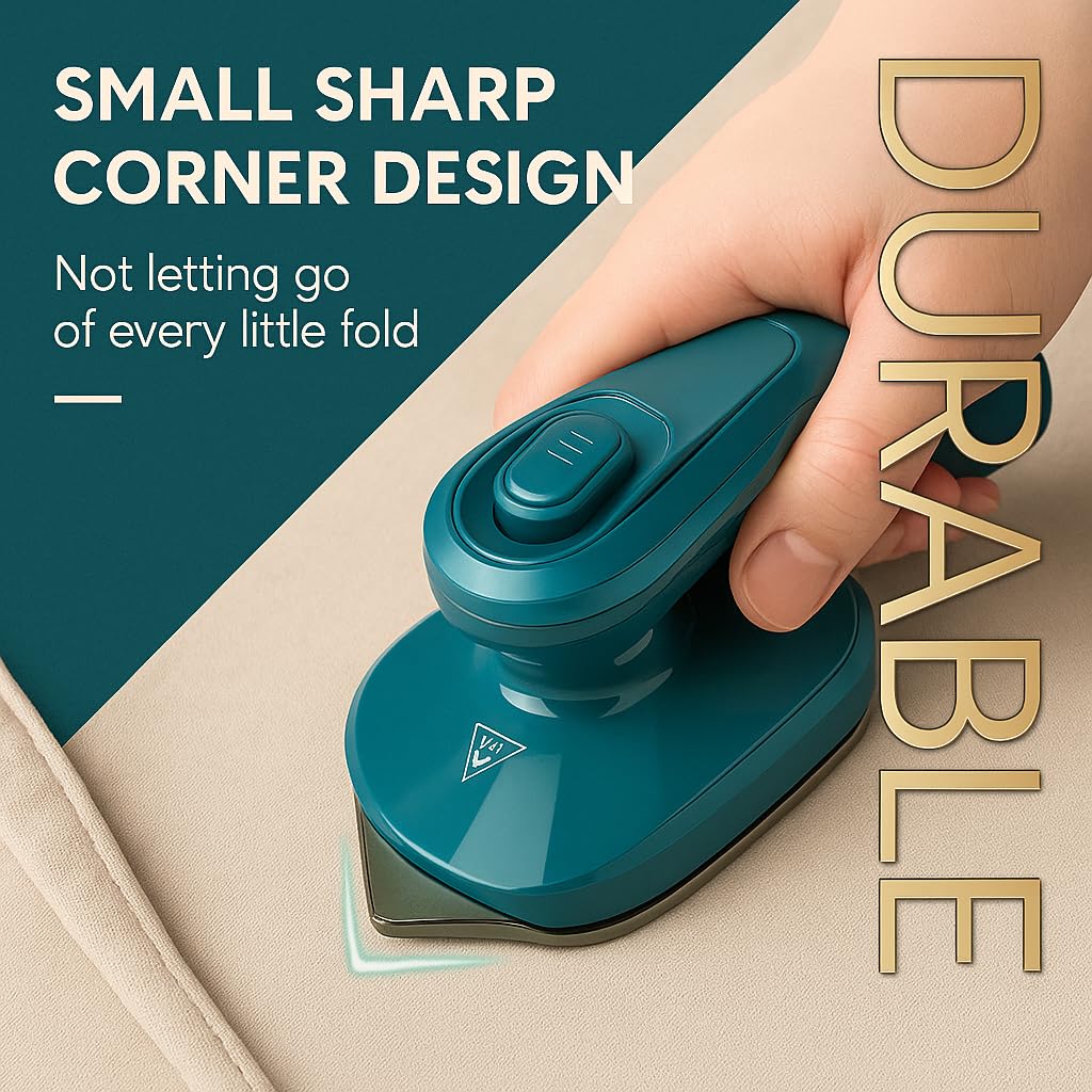 WrinkleAway Travel Steam Iron – Perfect for on-the-go garment care